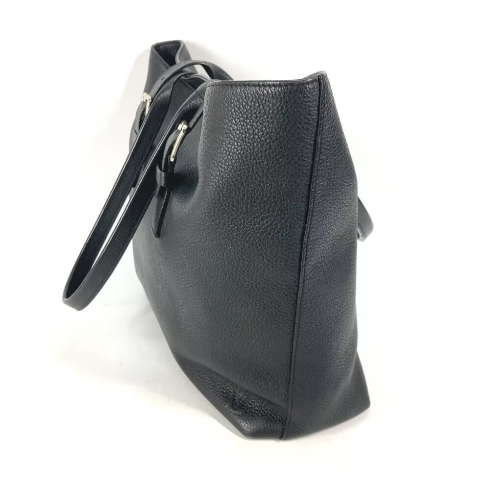 LOUIS VUITTON M50086 Cabas Voyage Tote Bag Shoulder Bag Taurillon Clemence Black - Picture 9 of 16